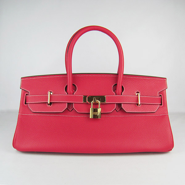 Cheap Hermes Birkin 42cm Replica Togo Leather Bag Red 6109